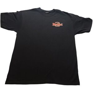 Franks RedHot Original Cayenne Pepper Sauce Black Graphic T-Shirt Men's Large
